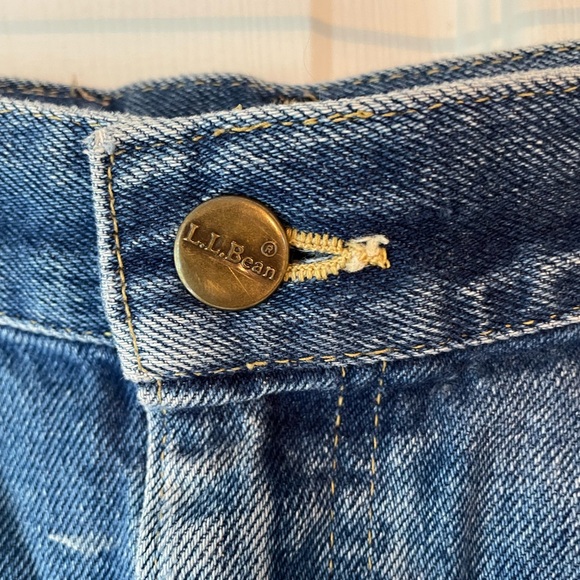 L.L Bean Full Demin Skirt Vintage - Picture 7 of 14